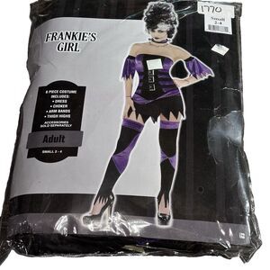 Frankie’s Girl Bride of Frankenstein Halloween Costume Adult Small 2-4 NWT